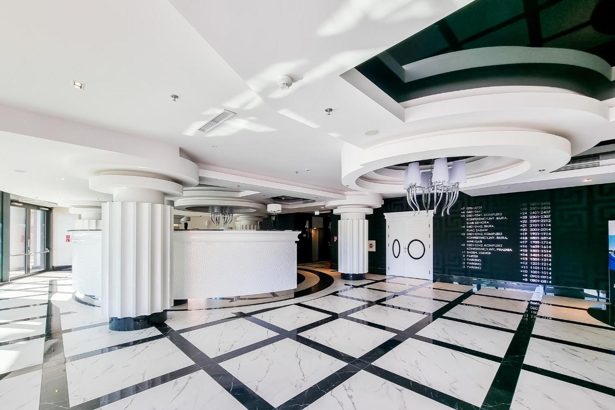 Hanza Tower Apartment No 628 - 6Th Floor, Balcony, Swimming Pool シュチェチン エクステリア 写真